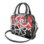 New Zealand Shoulder Handbag Maori Koru Tino Rangatiratanga Color - Aussie Hoodie