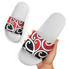 New Zealand Slide Sandals Maori Koru Tino Rangatiratanga Color - Aussie Hoodie
