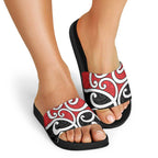 New Zealand Slide Sandals Maori Koru Tino Rangatiratanga Color - Aussie Hoodie