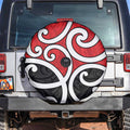 New Zealand Spare Tire Cover Maori Koru Tino Rangatiratanga Color - Aussie Hoodie