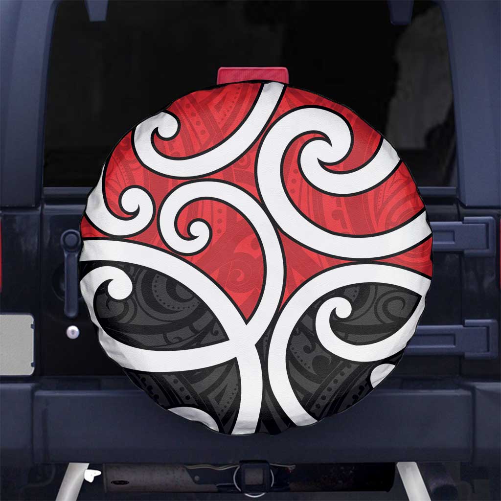 New Zealand Spare Tire Cover Maori Koru Tino Rangatiratanga Color - Aussie Hoodie