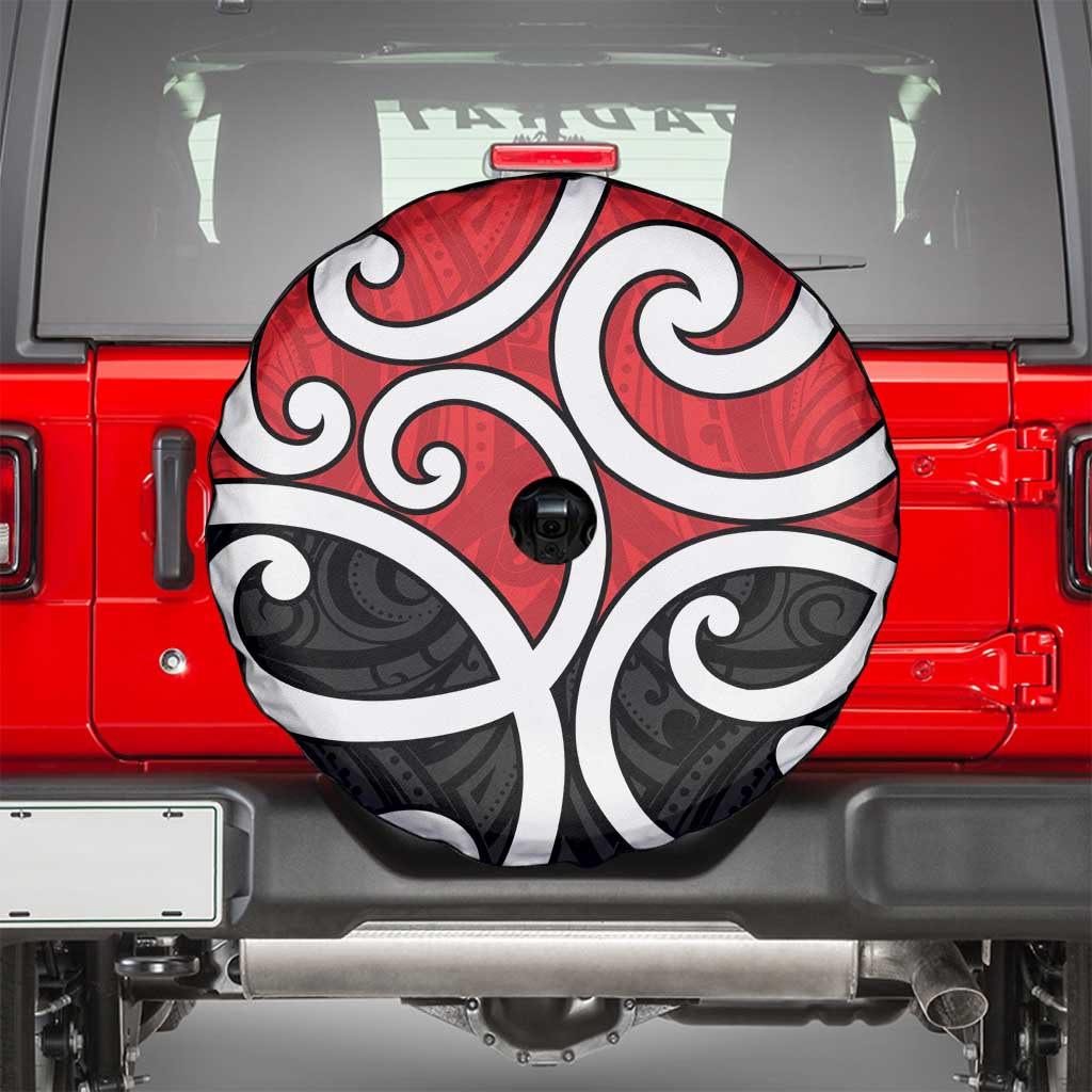 New Zealand Spare Tire Cover Maori Koru Tino Rangatiratanga Color - Aussie Hoodie