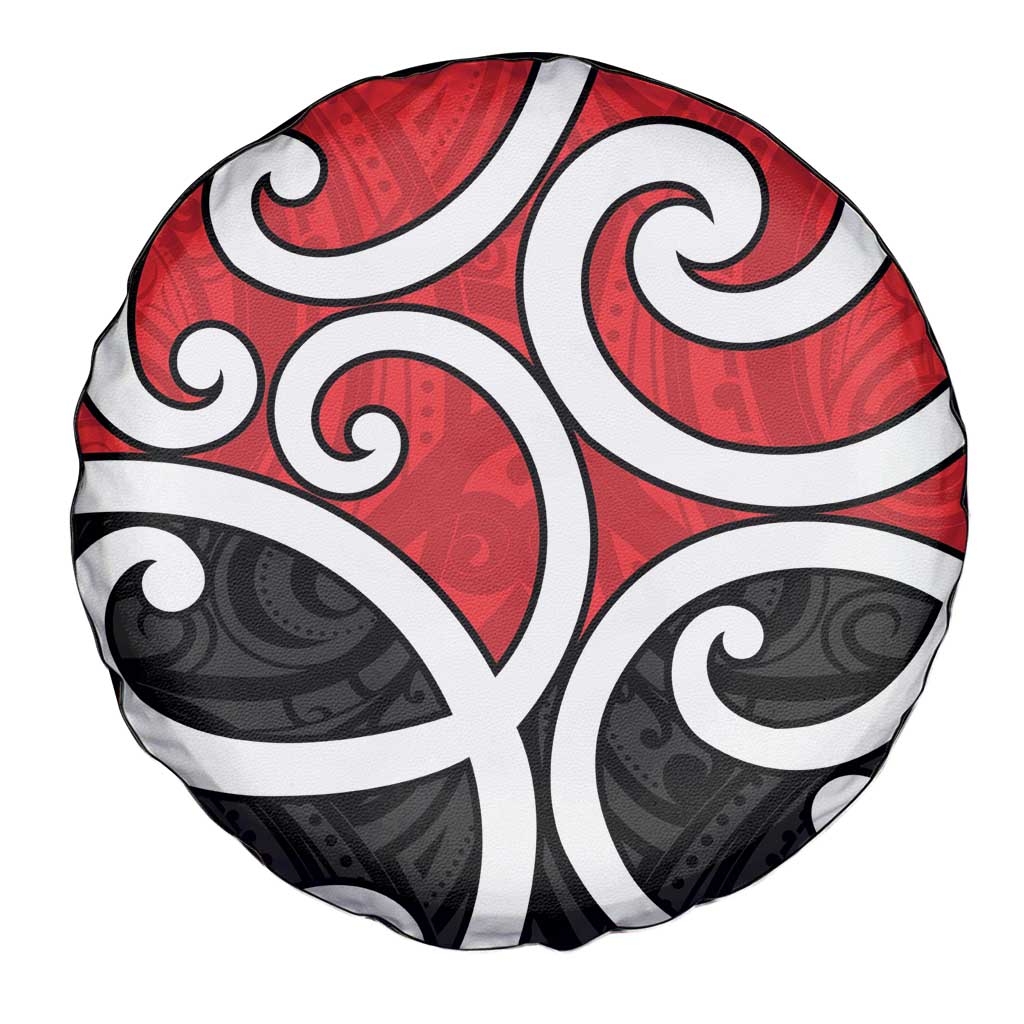 New Zealand Spare Tire Cover Maori Koru Tino Rangatiratanga Color - Aussie Hoodie