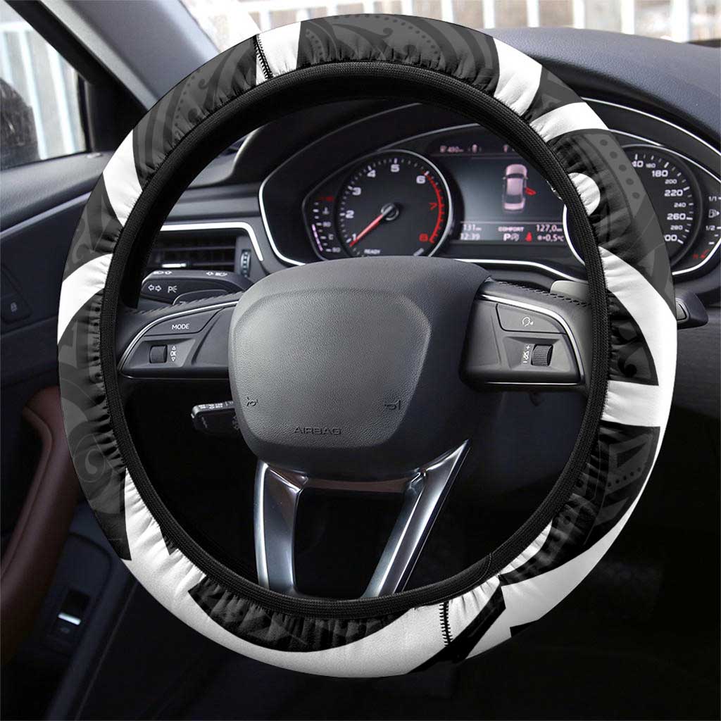 New Zealand Steering Wheel Cover Maori Koru Tino Rangatiratanga Color - Aussie Hoodie