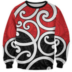 New Zealand Sweatshirt Maori Koru Tino Rangatiratanga Color - Aussie Hoodie