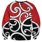 New Zealand Sweatshirt Maori Koru Tino Rangatiratanga Color - Aussie Hoodie