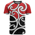 New Zealand T Shirt Maori Koru Tino Rangatiratanga Color - Aussie Hoodie
