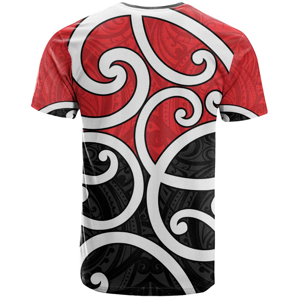 New Zealand T Shirt Maori Koru Tino Rangatiratanga Color - Aussie Hoodie