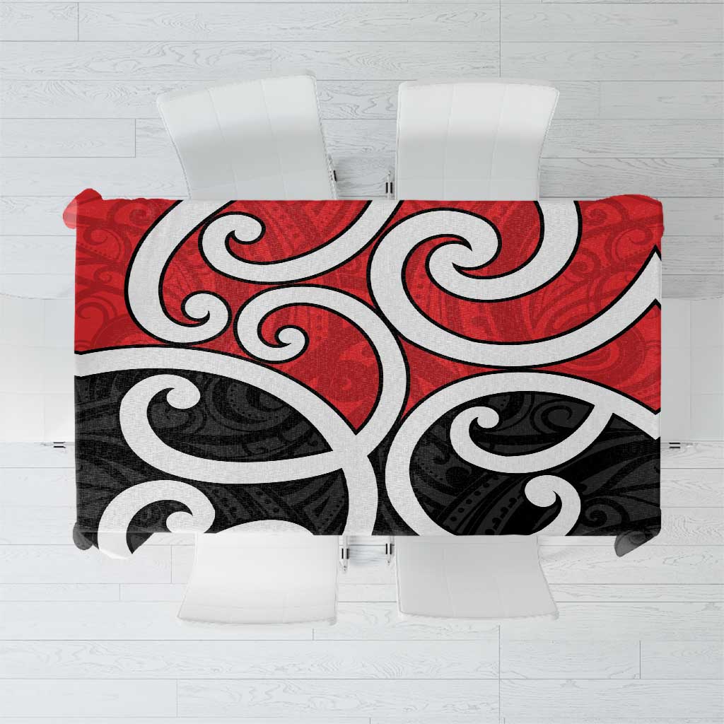 New Zealand Tablecloth Maori Koru Tino Rangatiratanga Color - Aussie Hoodie
