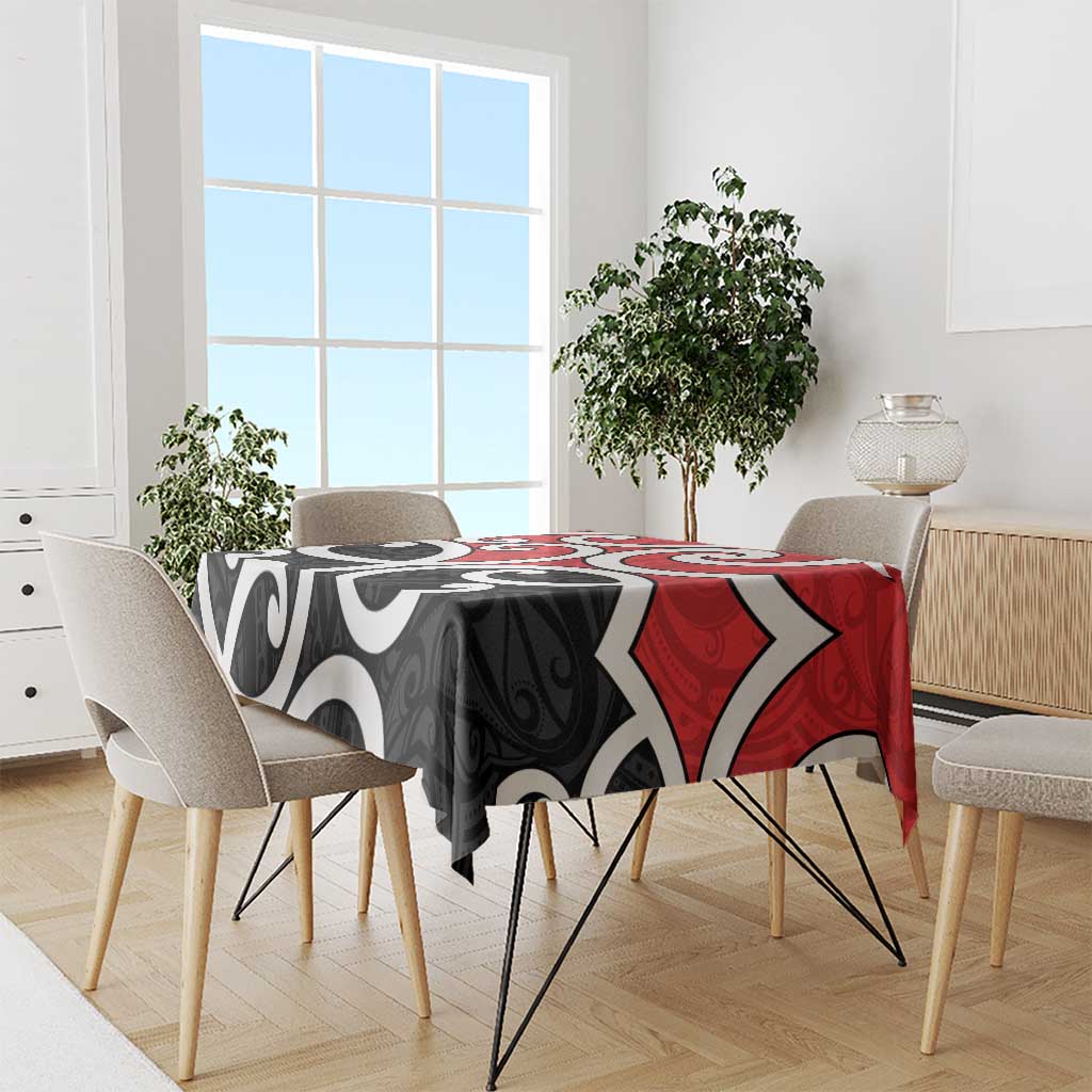 New Zealand Tablecloth Maori Koru Tino Rangatiratanga Color - Aussie Hoodie