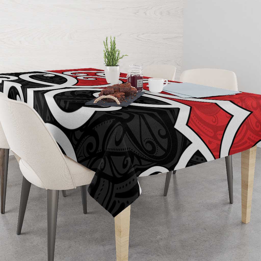 New Zealand Tablecloth Maori Koru Tino Rangatiratanga Color - Aussie Hoodie