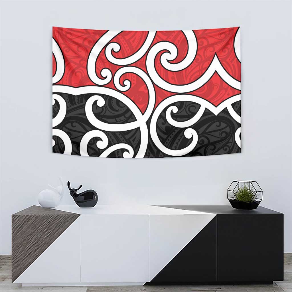 New Zealand Tapestry Maori Koru Tino Rangatiratanga Color - Aussie Hoodie