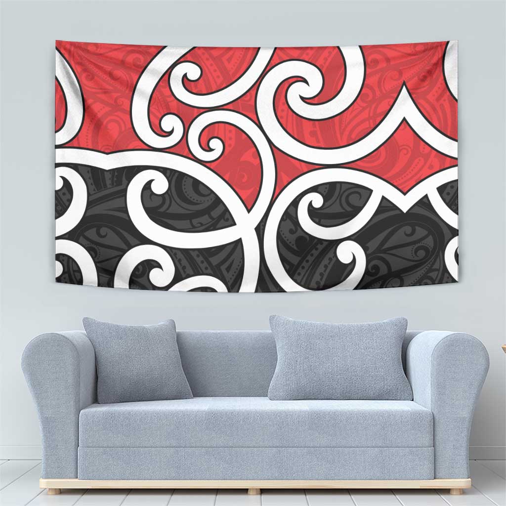 New Zealand Tapestry Maori Koru Tino Rangatiratanga Color - Aussie Hoodie