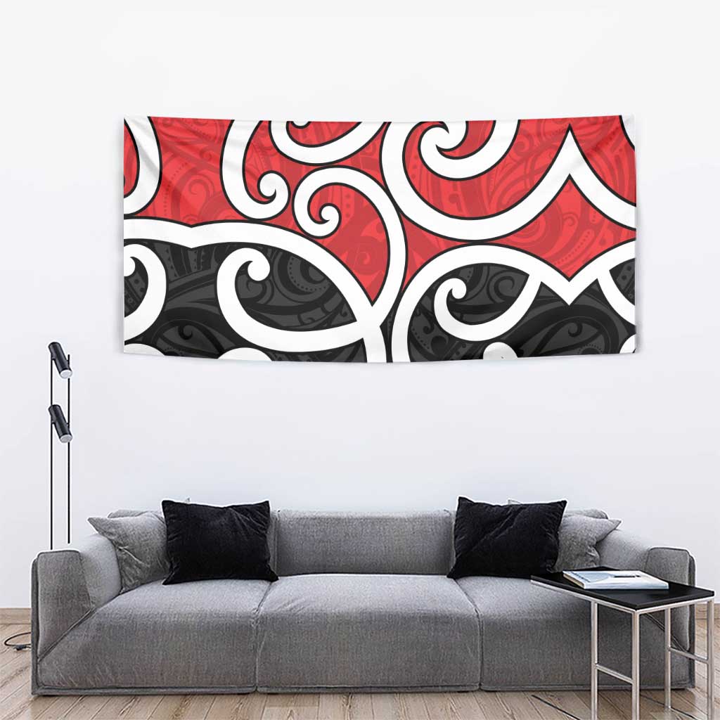 New Zealand Tapestry Maori Koru Tino Rangatiratanga Color - Aussie Hoodie