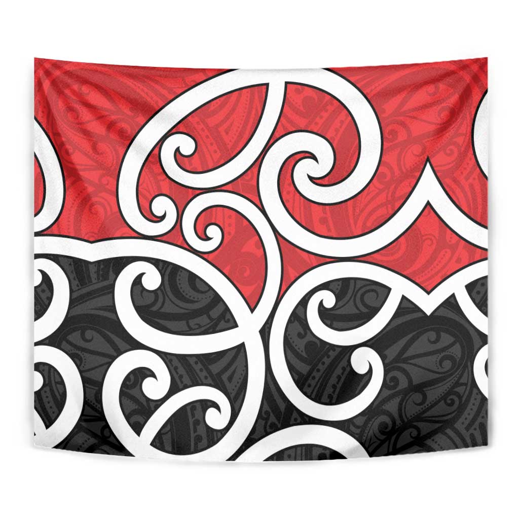 New Zealand Tapestry Maori Koru Tino Rangatiratanga Color - Aussie Hoodie
