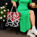 New Zealand Tote Bag Maori Koru Tino Rangatiratanga Color - Aussie Hoodie