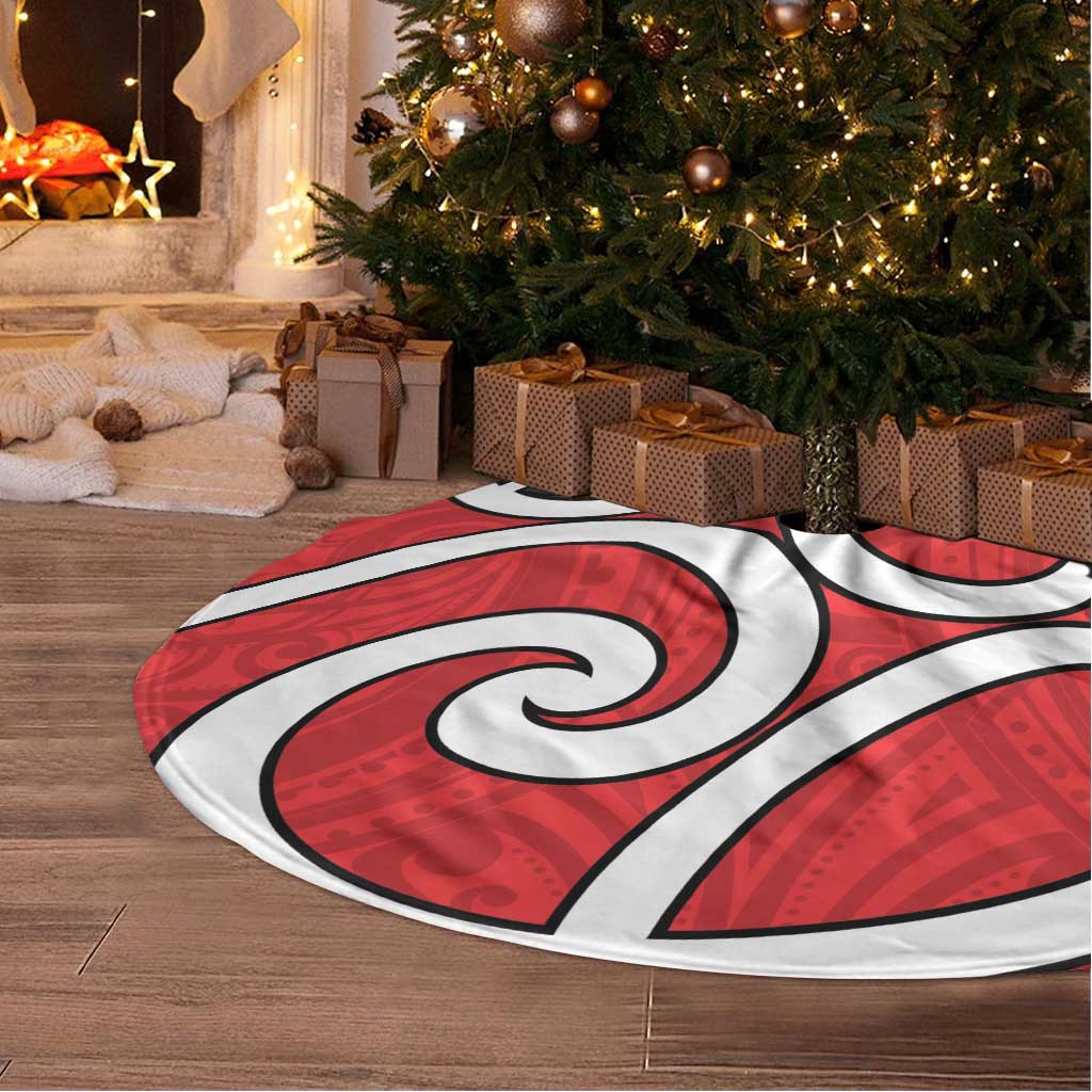 New Zealand Tree Skirt Maori Koru Tino Rangatiratanga Color - Aussie Hoodie