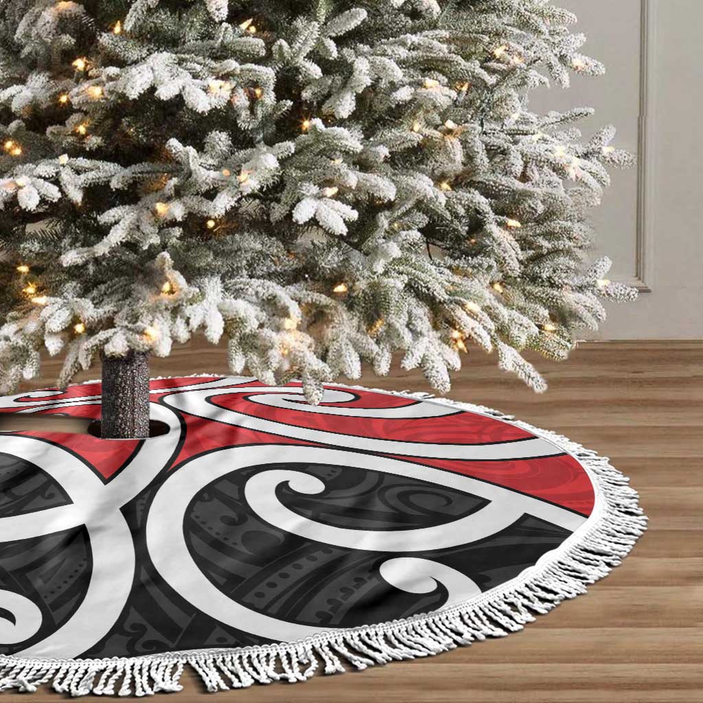 New Zealand Tree Skirt Maori Koru Tino Rangatiratanga Color - Aussie Hoodie