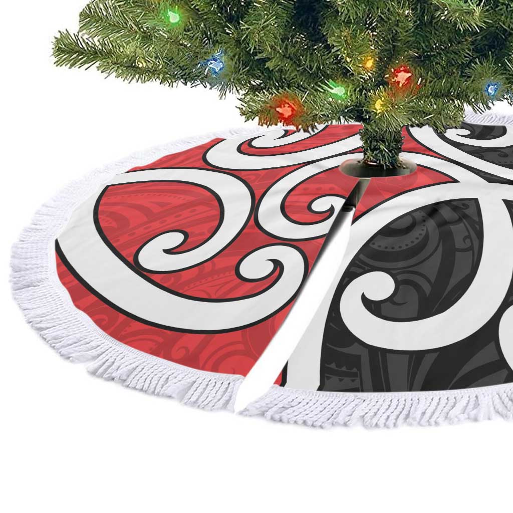 New Zealand Tree Skirt Maori Koru Tino Rangatiratanga Color - Aussie Hoodie