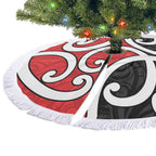 New Zealand Tree Skirt Maori Koru Tino Rangatiratanga Color - Aussie Hoodie