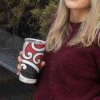 New Zealand Tumbler Cup Maori Koru Tino Rangatiratanga Color - Aussie Hoodie