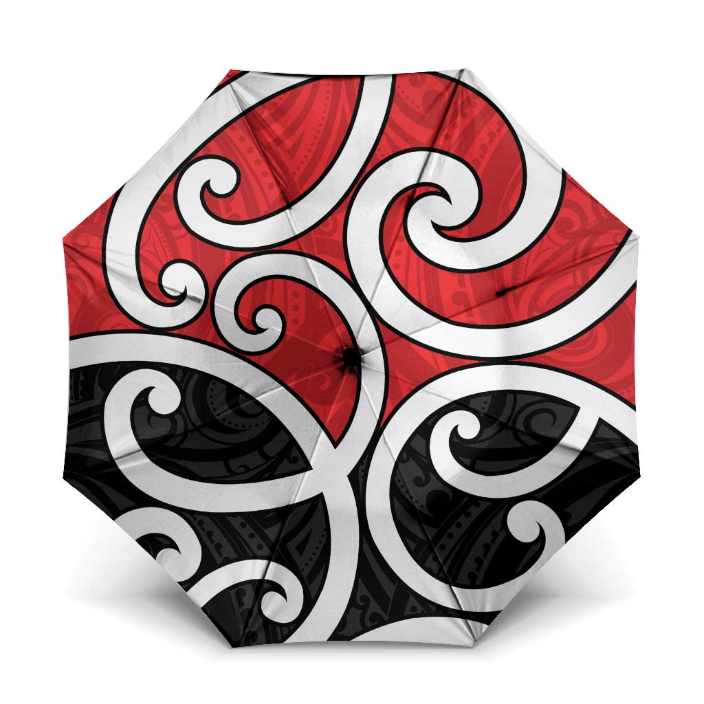 New Zealand Umbrella Maori Koru Tino Rangatiratanga Color - Aussie Hoodie