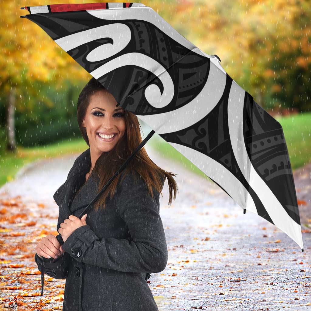New Zealand Umbrella Maori Koru Tino Rangatiratanga Color - Aussie Hoodie