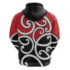New Zealand Zip Hoodie Maori Koru Tino Rangatiratanga Color - Aussie Hoodie