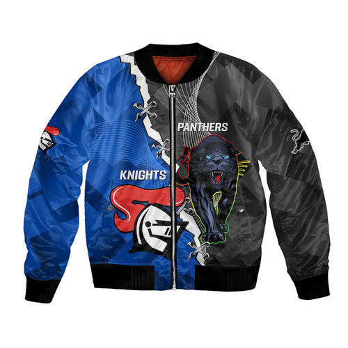 personalised-panthers-and-knights-rugby-bomber-jacket-2023-sporty-style