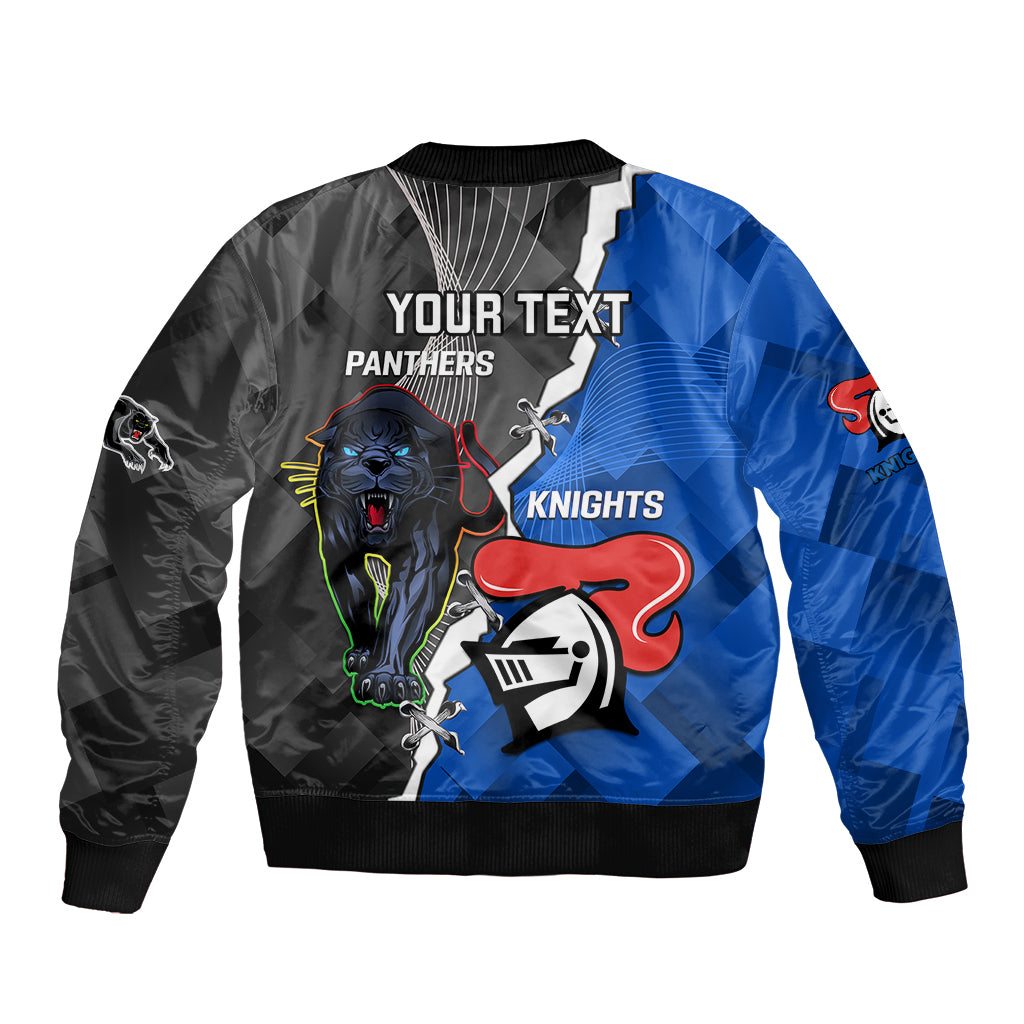 personalised-panthers-and-knights-rugby-bomber-jacket-2023-sporty-style