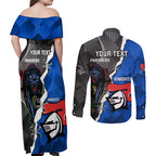 personalised-panthers-and-knights-rugby-couples-matching-off-shoulder-maxi-dress-and-long-sleeve-button-shirts-2023-sporty-style