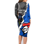 personalised-panthers-and-knights-rugby-family-matching-long-sleeve-bodycon-dress-and-hawaiian-shirt-2023-sporty-style