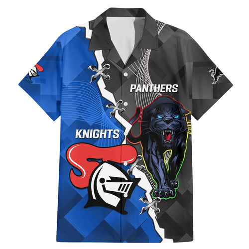 personalised-panthers-and-knights-rugby-family-matching-mermaid-dress-and-hawaiian-shirt-2023-sporty-style