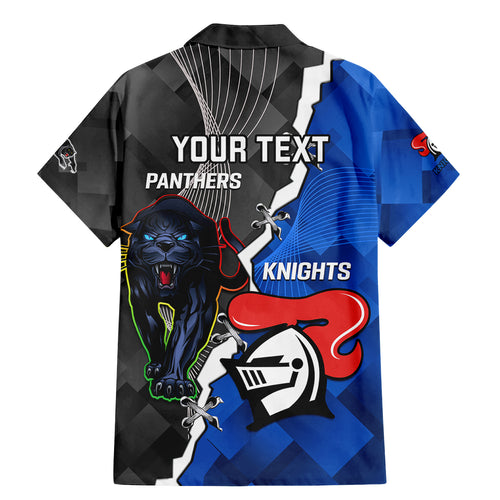 personalised-panthers-and-knights-rugby-family-matching-mermaid-dress-and-hawaiian-shirt-2023-sporty-style