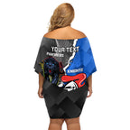 personalised-panthers-and-knights-rugby-family-matching-off-shoulder-short-dress-and-hawaiian-shirt-2023-sporty-style