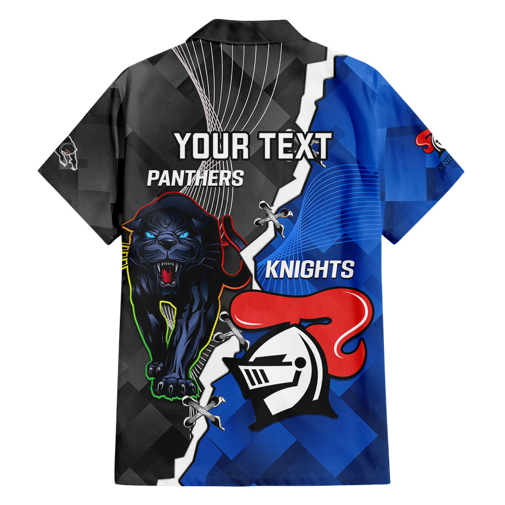 personalised-panthers-and-knights-rugby-family-matching-puletasi-dress-and-hawaiian-shirt-2023-sporty-style