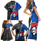 personalised-panthers-and-knights-rugby-family-matching-short-sleeve-bodycon-dress-and-hawaiian-shirt-2023-sporty-style