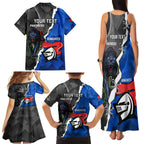 personalised-panthers-and-knights-rugby-family-matching-tank-maxi-dress-and-hawaiian-shirt-2023-sporty-style