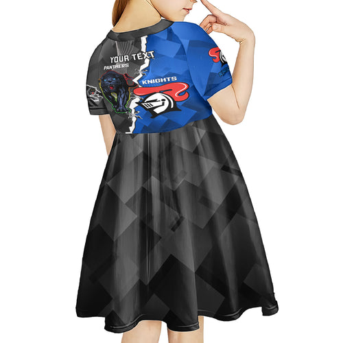 personalised-panthers-and-knights-rugby-kid-short-sleeve-dress-2023-sporty-style
