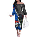 personalised-panthers-and-knights-rugby-off-the-shoulder-long-sleeve-dress-2023-sporty-style