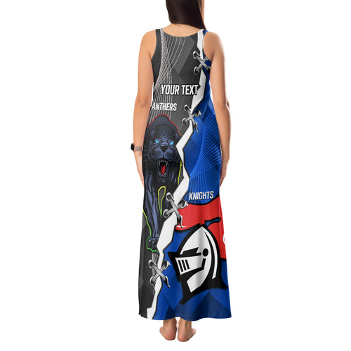 personalised-panthers-and-knights-rugby-tank-maxi-dress-2023-sporty-style