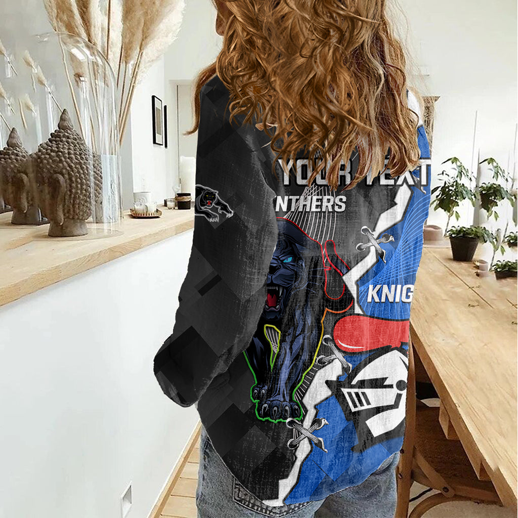 personalised-panthers-and-knights-rugby-women-casual-shirt-2023-sporty-style