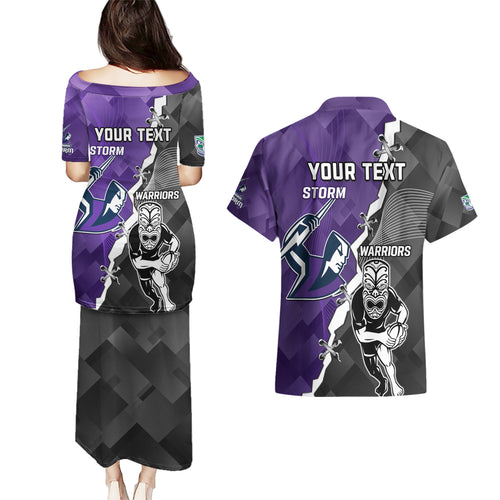 personalised-storm-and-warriors-rugby-couples-matching-puletasi-dress-and-hawaiian-shirt-2023-sporty-style