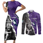 personalised-storm-and-warriors-rugby-couples-matching-short-sleeve-bodycon-dress-and-long-sleeve-button-shirts-2023-sporty-style
