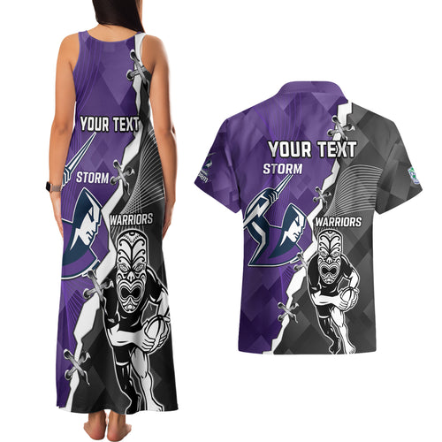 personalised-storm-and-warriors-rugby-couples-matching-tank-maxi-dress-and-hawaiian-shirt-2023-sporty-style