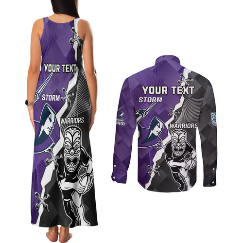 personalised-storm-and-warriors-rugby-couples-matching-tank-maxi-dress-and-long-sleeve-button-shirts-2023-sporty-style