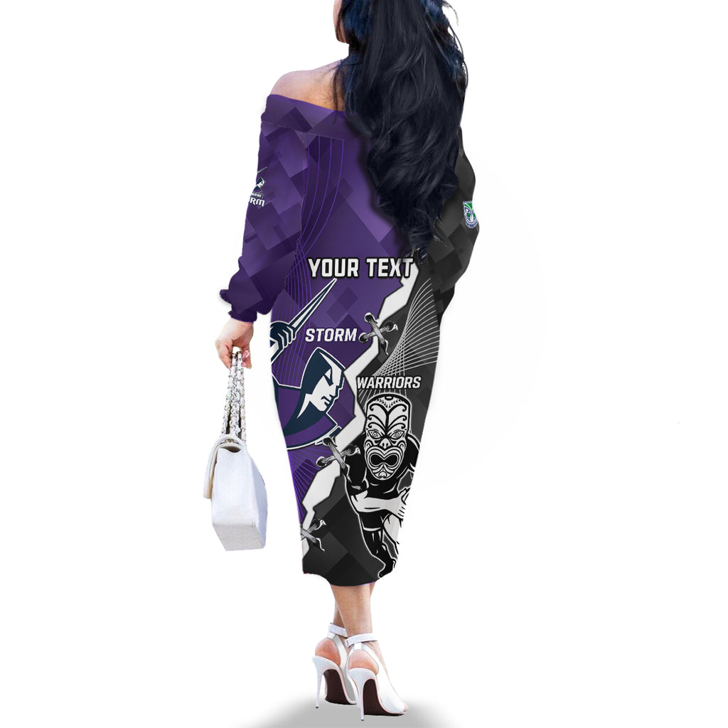 personalised-storm-and-warriors-rugby-family-matching-off-shoulder-long-sleeve-dress-and-hawaiian-shirt-2023-sporty-style