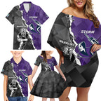 personalised-storm-and-warriors-rugby-family-matching-off-shoulder-short-dress-and-hawaiian-shirt-2023-sporty-style