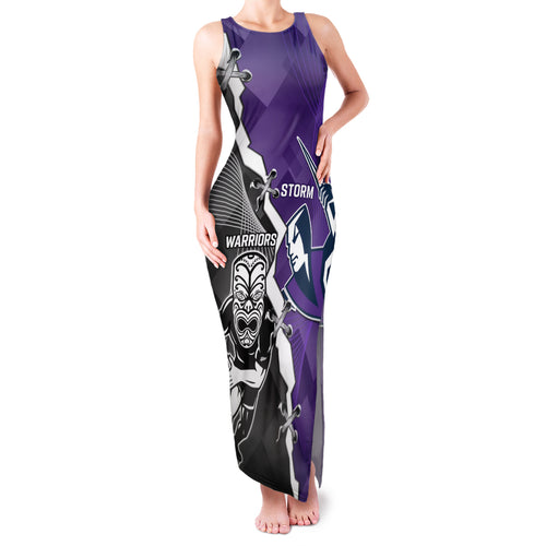 personalised-storm-and-warriors-rugby-family-matching-tank-maxi-dress-and-hawaiian-shirt-2023-sporty-style