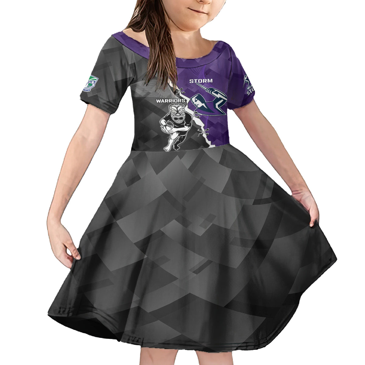 personalised-storm-and-warriors-rugby-kid-short-sleeve-dress-2023-sporty-style